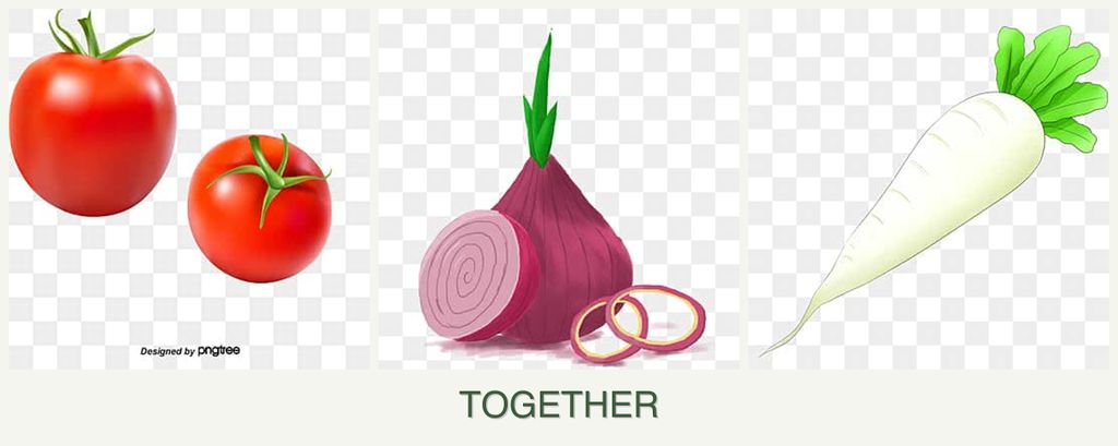 Can you plant tomatoes, onions and radishes together?