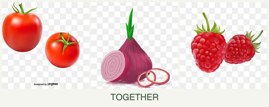 Can you plant tomatoes, onions and raspberries together?