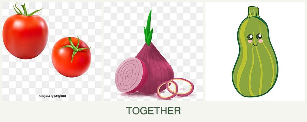 Can you plant tomatoes, onions and zucchini together?