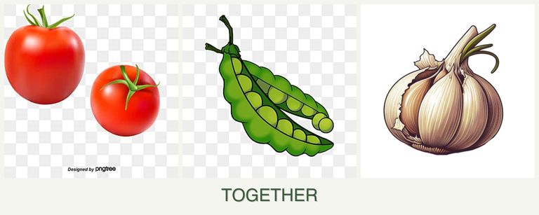 Can you plant tomatoes, peas and garlic together?