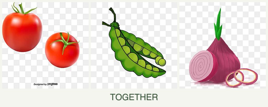 Can you plant tomatoes, peas and onions together?