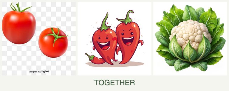 Can you plant tomatoes, peppers and cauliflower together?
