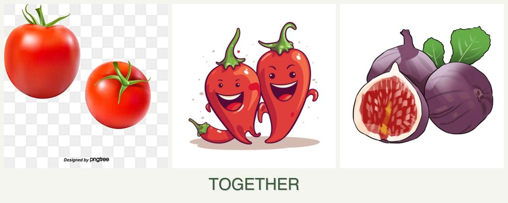 Can you plant tomatoes, peppers and figs together?
