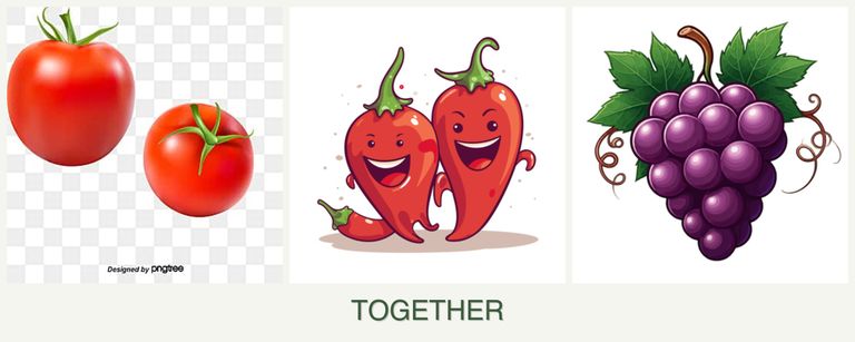 Can you plant tomatoes, peppers and grapes together?