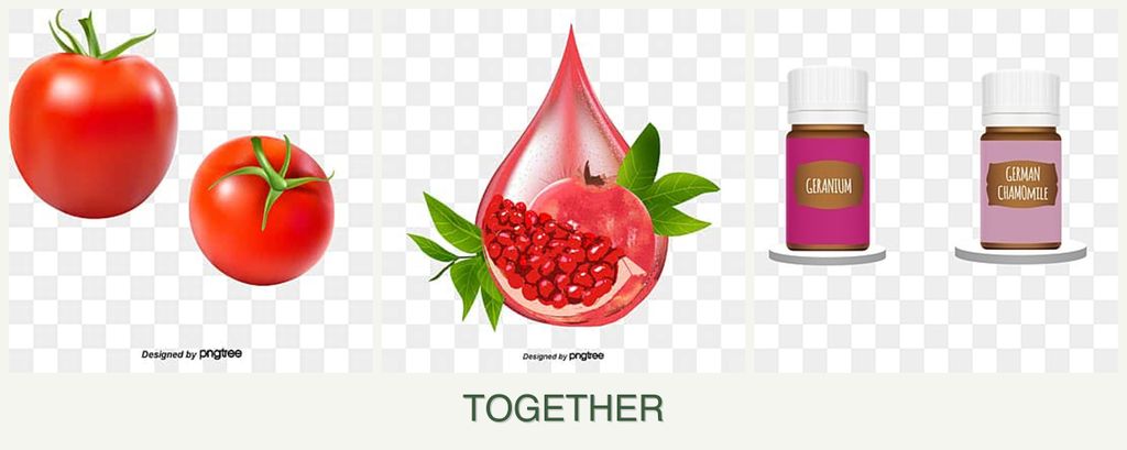 Can you plant tomatoes, pomegranates and geraniums together?