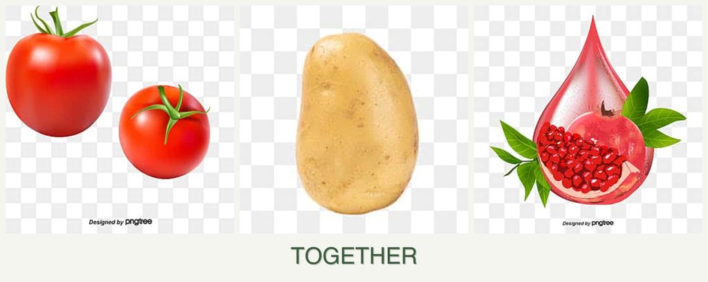 Can you plant tomatoes, potatoes and pomegranates together?