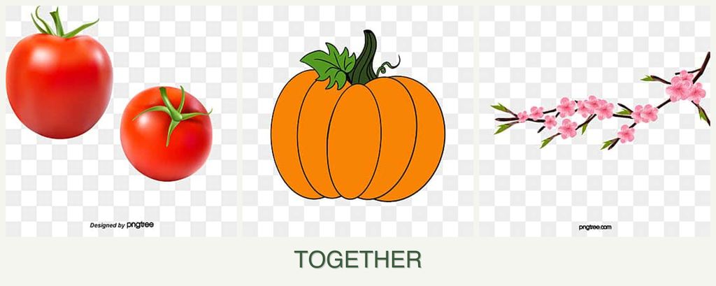Can you plant tomatoes, pumpkin and peaches together?