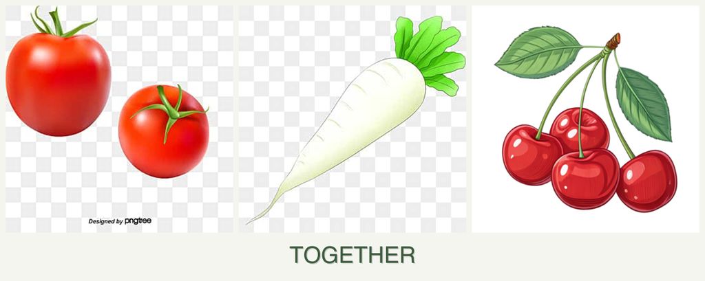 Can you plant tomatoes, radishes and cherries together?