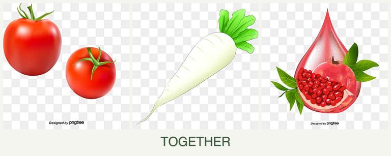 Can you plant tomatoes, radishes and pomegranates together?