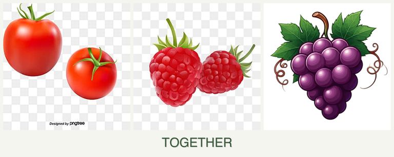 Can you plant tomatoes, raspberries and grapes together?