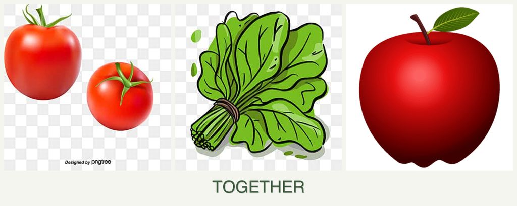 Can you plant tomatoes, spinach and apples together?