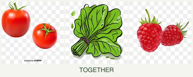 Can you plant tomatoes, spinach and raspberries together?