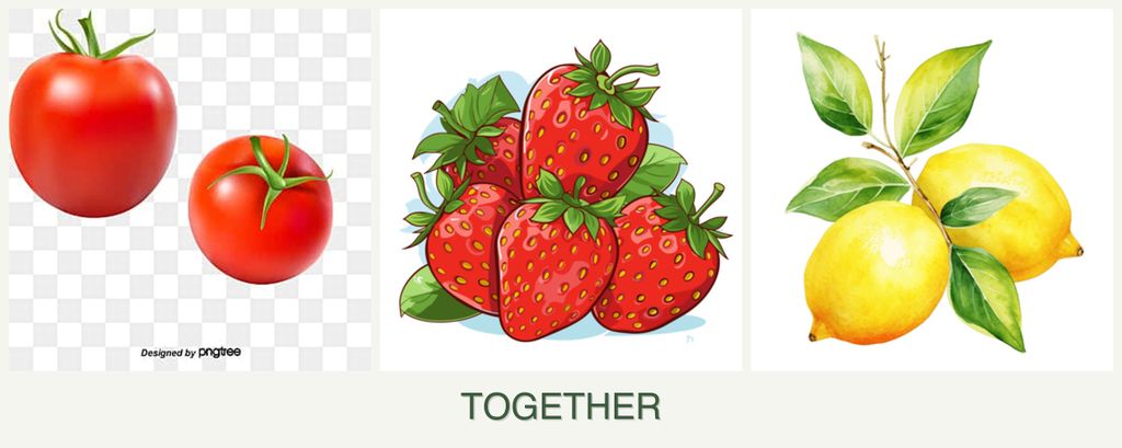 Can you plant tomatoes, strawberries and lemons together?