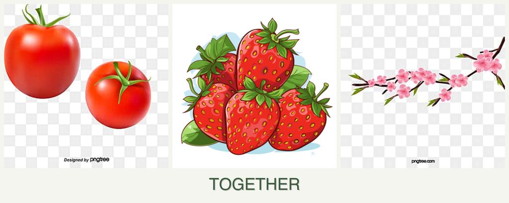 Can you plant tomatoes, strawberries and peaches together?