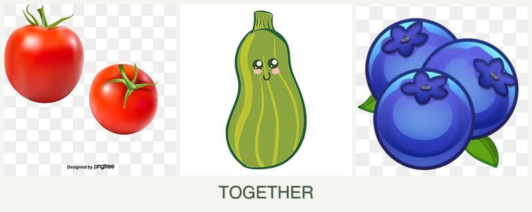 Can you plant tomatoes, zucchini and blueberries together?