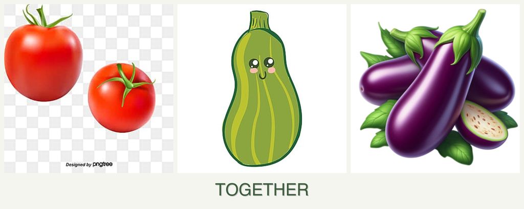 Can you plant tomatoes, zucchini and eggplant together?