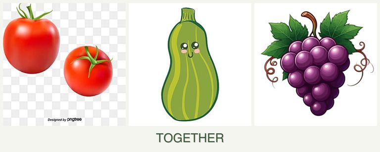 Can you plant tomatoes, zucchini and grapes together?