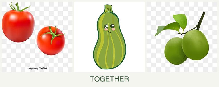 Can you plant tomatoes, zucchini and plums together?