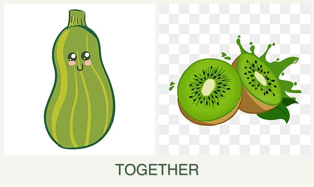 Can you plant zucchini and kiwi together?