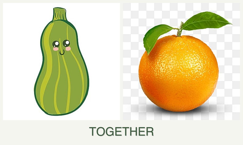 Can you plant zucchini and oranges together?