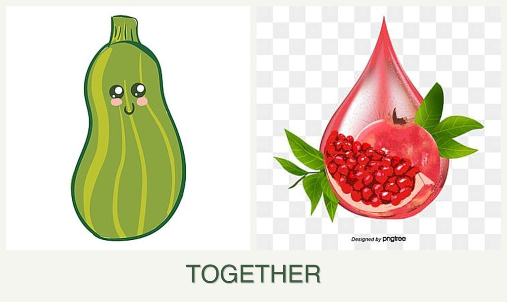Can you plant zucchini and pomegranates together?