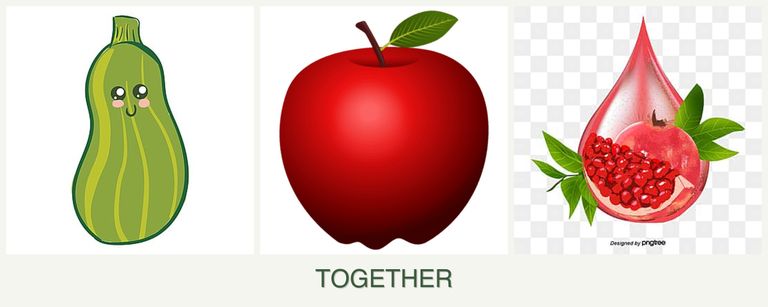 Can you plant zucchini, apples and pomegranates together?