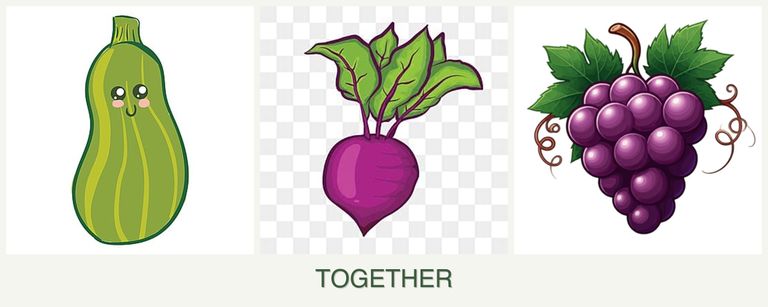 Can you plant zucchini, beets and grapes together?