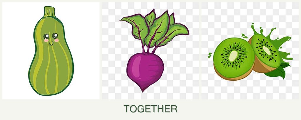 Can you plant zucchini, beets and kiwi together?