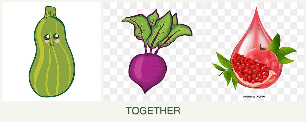Can you plant zucchini, beets and pomegranates together?
