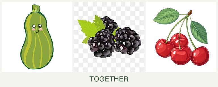 Can you plant zucchini, blackberries and cherries together?
