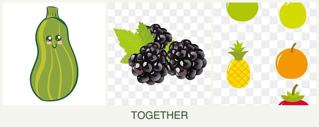 Can you plant zucchini, blackberries and pears together?