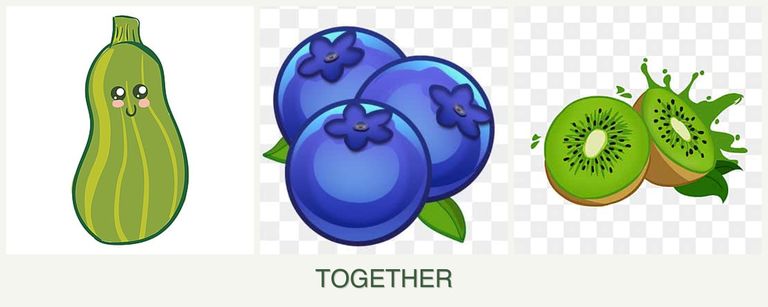 Can you plant zucchini, blueberries and kiwi together?