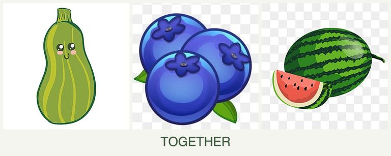 Can you plant zucchini, blueberries and melons together?