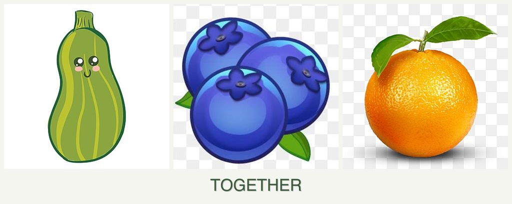 Can you plant zucchini, blueberries and oranges together?