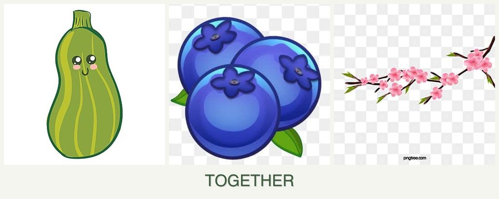Can you plant zucchini, blueberries and peaches together?