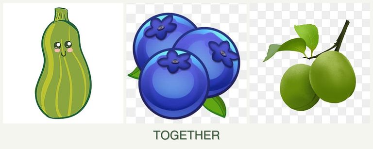 Can you plant zucchini, blueberries and plums together?