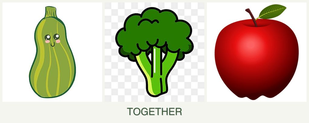Can you plant zucchini, broccoli and apples together?