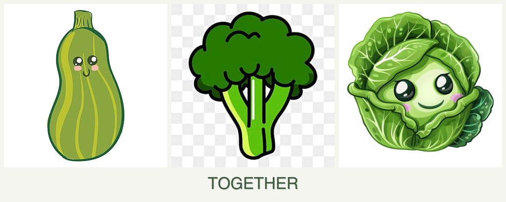 Can you plant zucchini, broccoli and cabbage together?