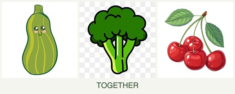 Can you plant zucchini, broccoli and cherries together?