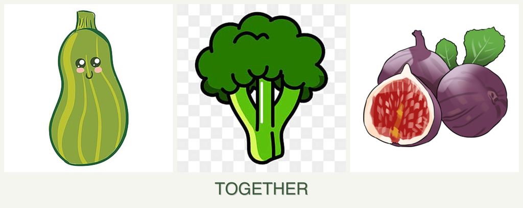 Can you plant zucchini, broccoli and figs together?