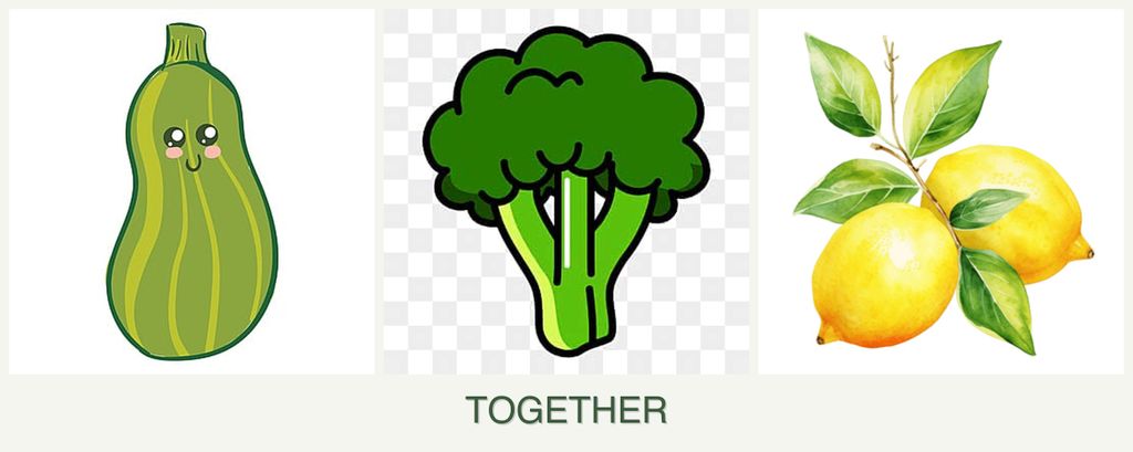 Can you plant zucchini, broccoli and lemons together?