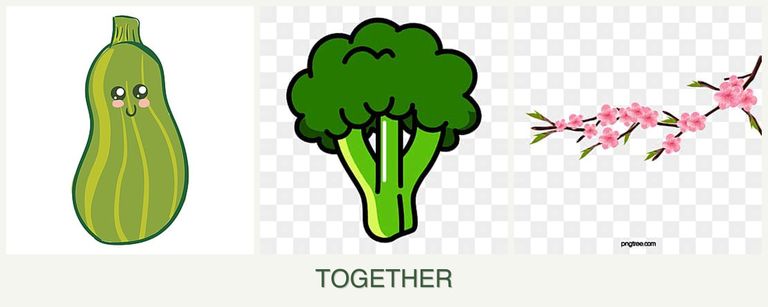Can you plant zucchini, broccoli and peaches together?