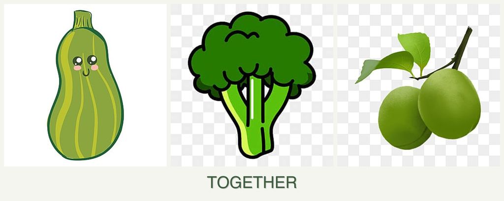 Can you plant zucchini, broccoli and plums together?