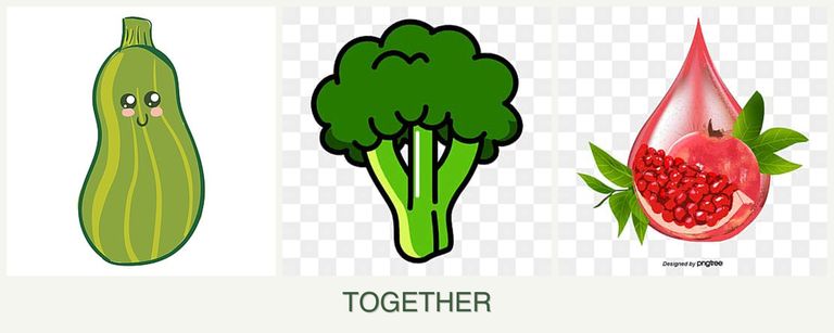 Can you plant zucchini, broccoli and pomegranates together?