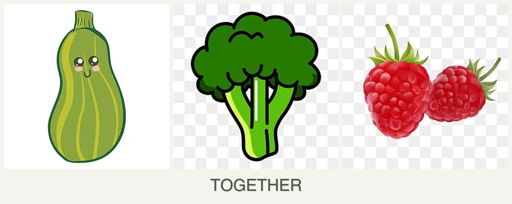 Can you plant zucchini, broccoli and raspberries together?