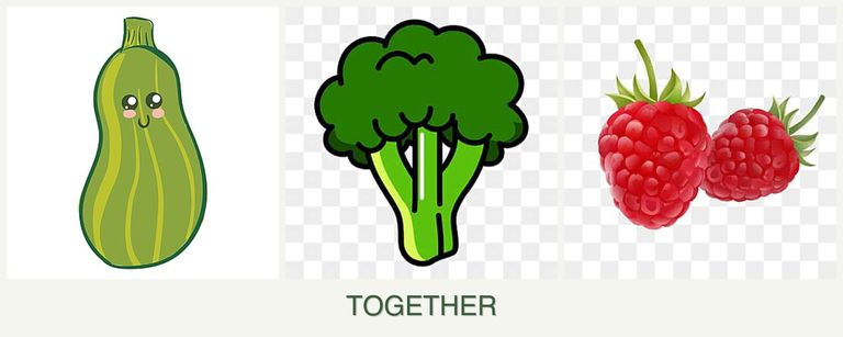 Can you plant zucchini, broccoli and raspberries together?