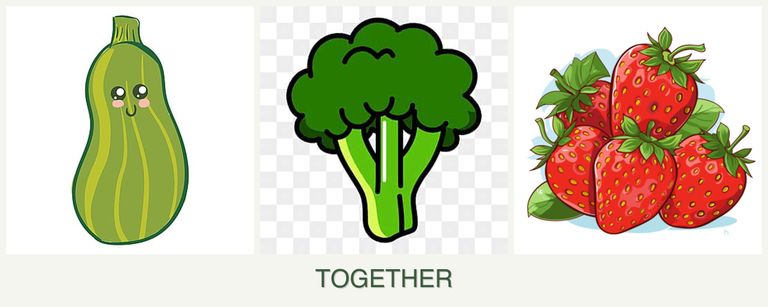 Can you plant zucchini, broccoli and strawberries together?