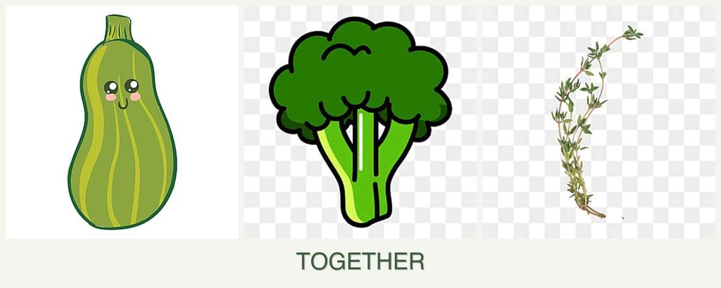 Can you plant zucchini, broccoli and thyme together?