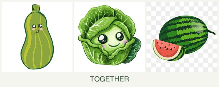 Can you plant zucchini, cabbage and melons together?