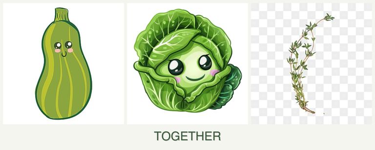 Can you plant zucchini, cabbage and thyme together?